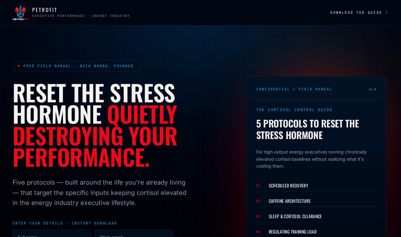 The Cortisol Control Guide