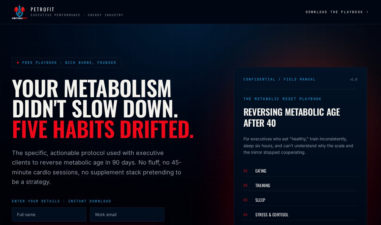 The Metabolic Reset Playbook